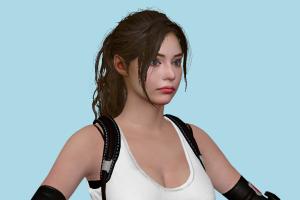 Tifa Claire Resident-Evil, RE2, woman, female, girl, people, human, xna, characters, rigged
